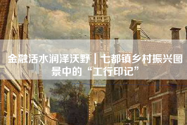 金融活水润泽沃野｜七都镇乡村振兴图景中的“工行印记”